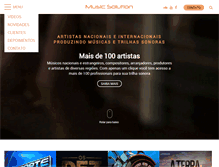 Tablet Screenshot of musicsolution.com.br